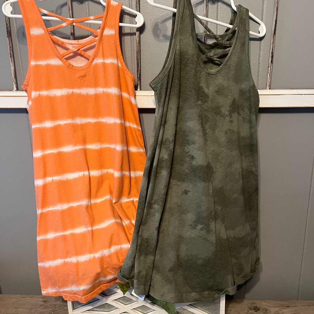 Old Navy girls tank top dresses
